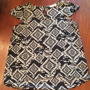 Black & White Blouse